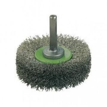 RONDST.BORST. RVS 6MM ST. 70MM BR.: 18MM 15000/MIN 0.30/GOLF
