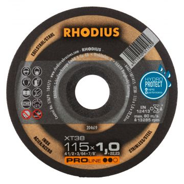 RHODIUS XT38 DOORSLIJPSCHIJVEN 115 X 1,0 MM, 50 STUKS