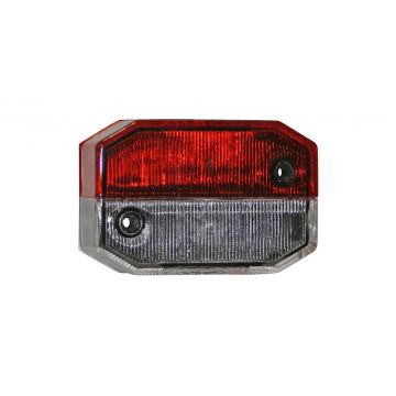 BREEDTELICHTGLAS ROOD/WIT ASPOCK FLEXIPOINT I