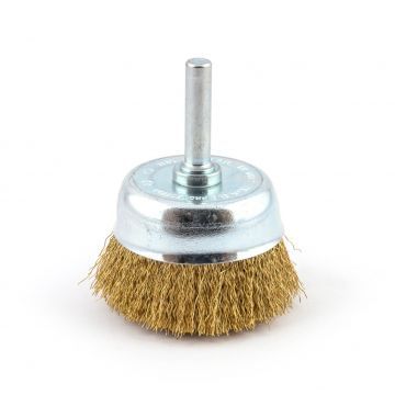 OSBORN KOMSTIFTBORSTEL 6MM STIFT, 50MM MESSING GOLF