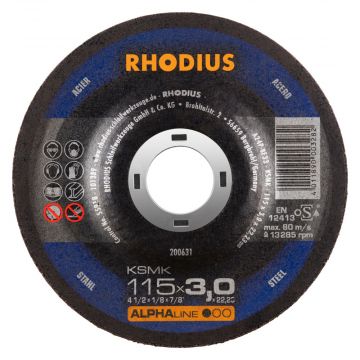 RHODIUS KSMK DOORSLIJPSCHIJVEN 115 X 3,0 MM, 25 STUKS