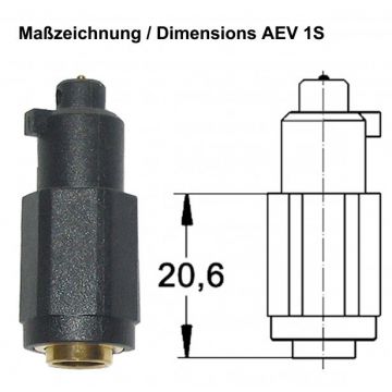ONTLASTVENTIEL VOOR COMPRESSOR DRUKSCHAKELAAR CONDOR MDR1 TYPE AEV1S