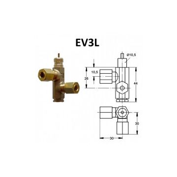 ONTLASTVENTIEL VOOR COMPRESSOR DRUKSCHAKELAAR CONDOR MDR3-11 TYPE EV3L