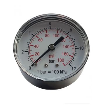 MANOMETER 1/4" A.A..Ø63 MM 0-12 B