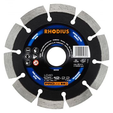RHODIUS LD40 DIAMANTSLIJPSCHIJF 125MM X 2,2MM