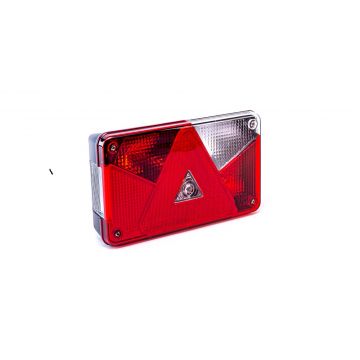 ACHTERLICHT ASPOCK MET DRIEHOEK MULTIPOINT V  5 POLIG RECHTS
