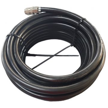  RUBBERSLANG ZWART 10 MTR 8 MM COMPL MET KOPPELING EURO