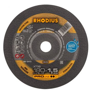 RHODIUS XT38 DOORSLIJPSCHIJVEN 180 X 1,5 MM, 25 STUKS