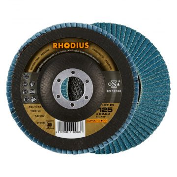 RHODIUS LAMELLENSCHIJVEN F3 125MM KORREL 60, 5 STUKS