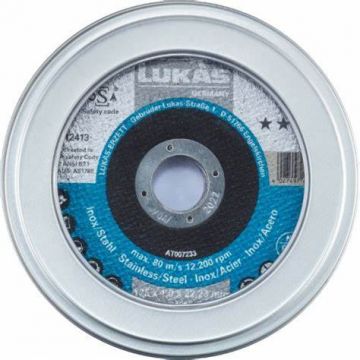 DOORSLIJPSCHIJF VOOR INOX 115 X 1,0 MM *** POWERPACK