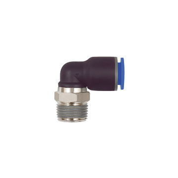 PERSLUCHT KNIE 6X4MM X 1/8" UITW KUNSTSTOF KLEM