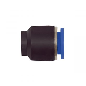 PERSLUCHT EINDKAP  (4X2)MM.  KUNSTSTOF KLEM
