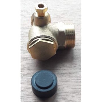 RUBBER VOOR TERUGSLAGVENTIEL 15.6 X 10 MM MET VEERHOUDER