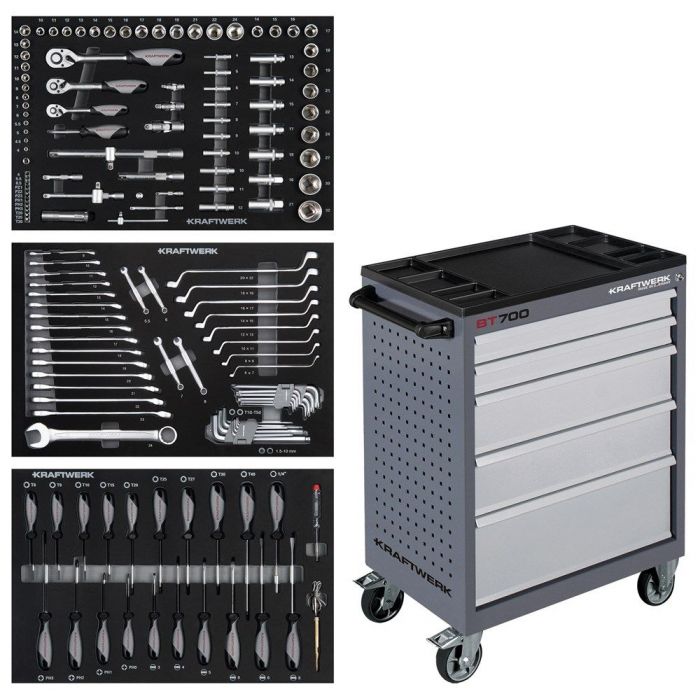 Kraftwerk gereedschapswagen 154-delig main product photo
