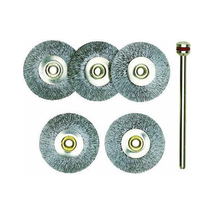 SCHIJFBORSTELS STAAL Ø 22 MM, 5 ST. + HOUDER main product photo