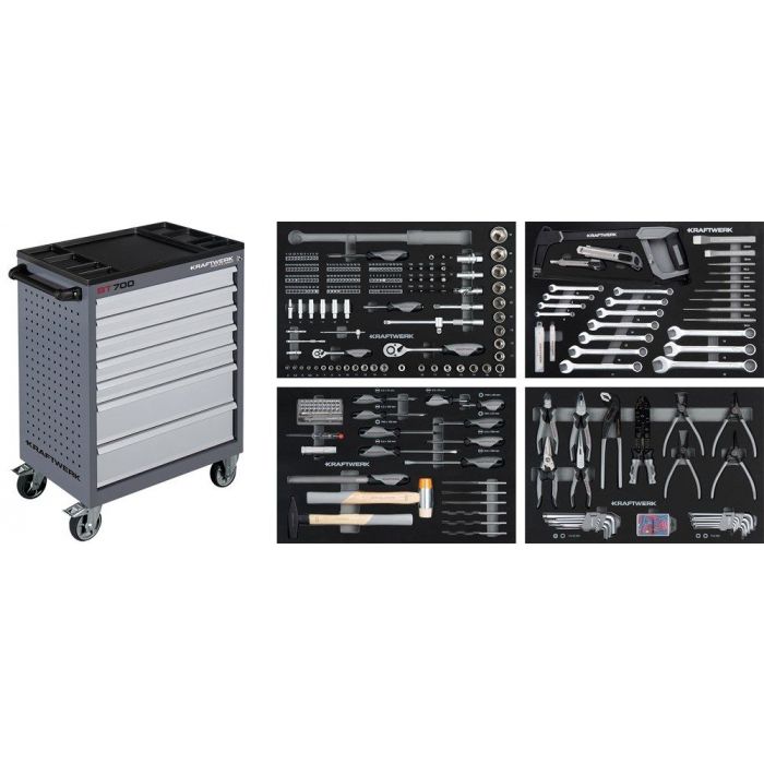 Kraftwerk gereedschapswagen 337-delig main product photo
