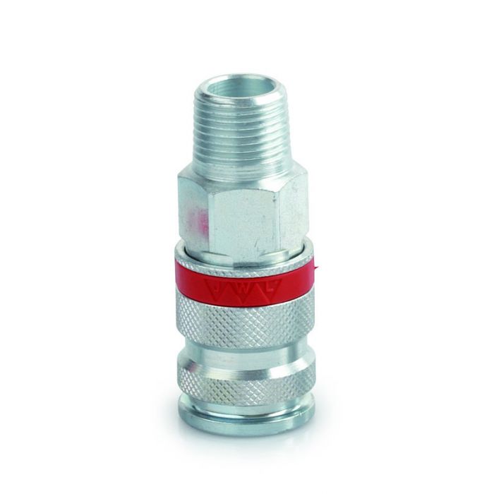 SNELKOPPELING EURO JWL 3/8 U MET STALEN SLOTRING main product photo