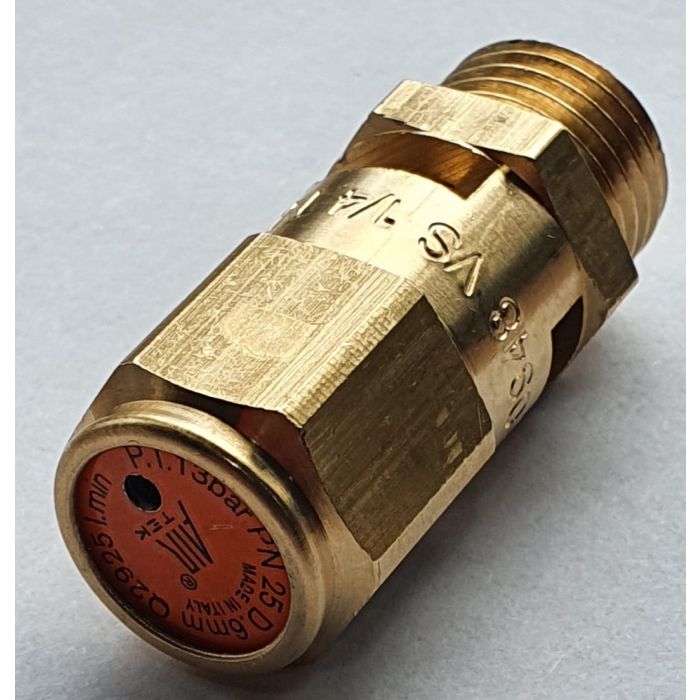 VEILIGHEIDSVENTIEL VASTE INST 13 BAR 1/4" MET CERTIFICAAT main product photo