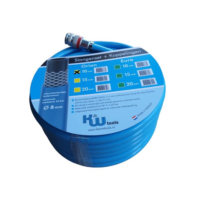 LUCHTSLANG BLAUW 10MTR. 8MM. JWL ORION main product photo