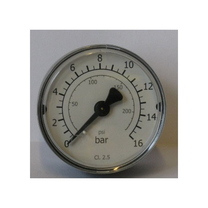 MANOMETER 1/4" A.A. Ø50 MM 0-16 BAR main product photo
