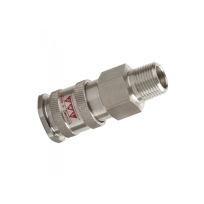 SNELKOPPELING EURO JWL-3/8"U RVS-AISI-316 main product photo