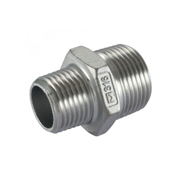 VERLOOPNIPPEL 1/4U X 1/2U RVS AISI-316 main product photo