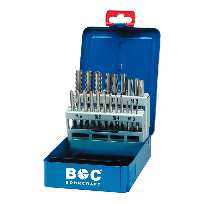 HANDTAPPENSET M3-M12 HSS-G 21 DLG METALEN CASSETTE 8 DELIG main product photo