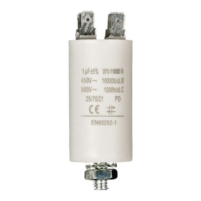 CONDENSATOR 12 MICROFARRAD 450V ZONDER KABEL main product photo