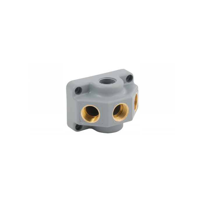 STEINCO VERDEELBLOK 4V (1XONDER-3XVOOR) 1/2' INW main product photo