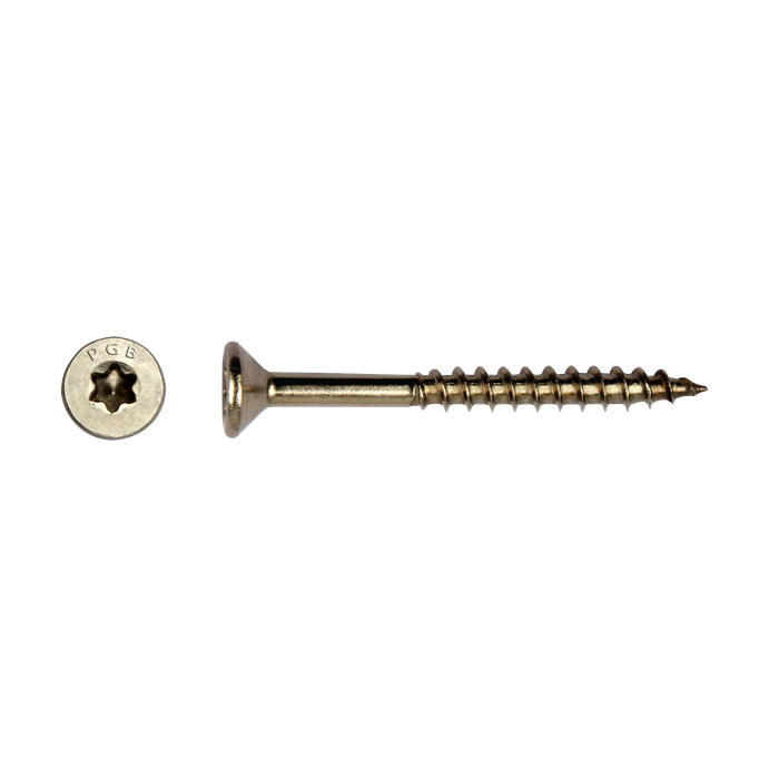 Spaanplaatschroeven RVS A2 deeld 4,0x70 Torx 20 - 200 stuks main product photo