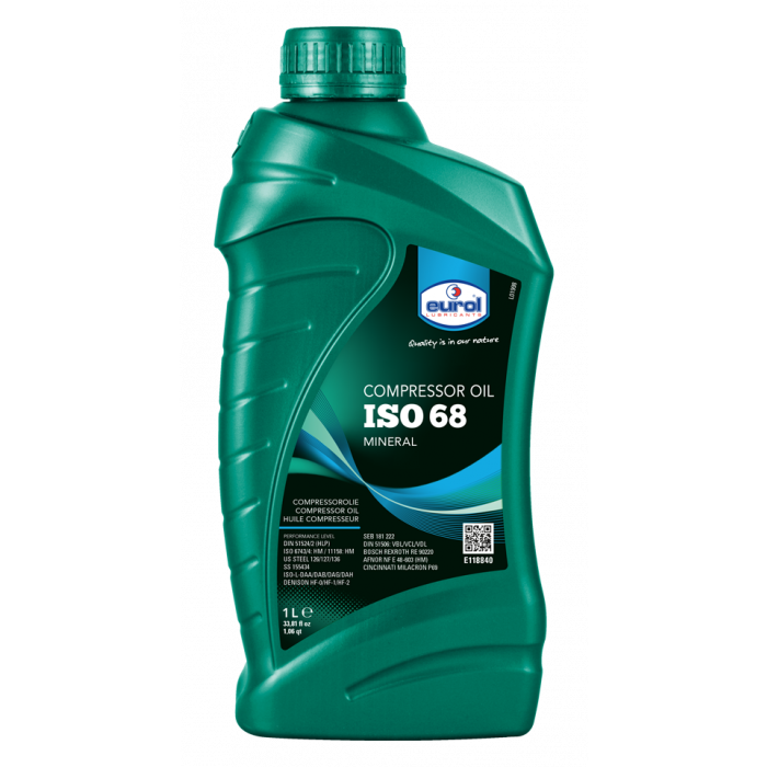 COMPRESSOROLIE ISO-VG 68 EUROL 1 LTR main product photo
