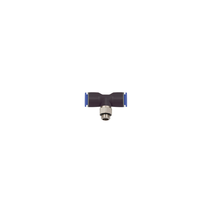PERSLUCHT T-STUK 2X (12X10)MM X 3/8" UITW KUNSTSTOF KLEM main product photo