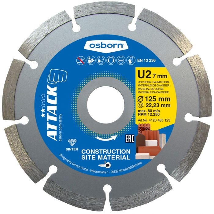 DRONCO DIAMANT GESEGMENTEERD TBV BOUWM. ST-7 230X2.4X22.2 main product photo