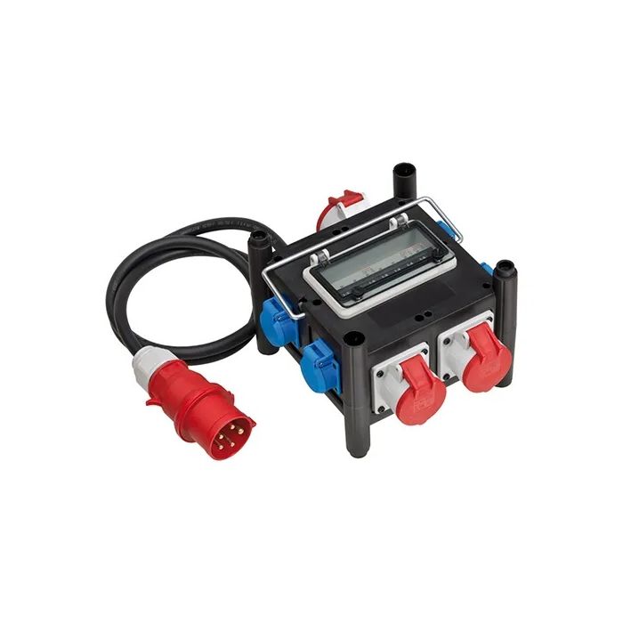 Compacte stroomverdeler 2 meter IP44 5x4mm² neopreen main product photo