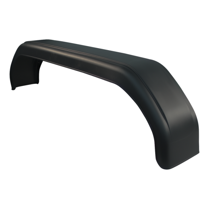 Spatbord tandem as kunststof 260mm x 1550mm hoekig model main product photo