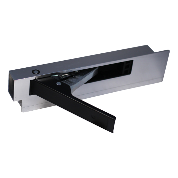 Zijbordsluiting alu-stalen handgreep (zwart) 400 mm rechts main product photo