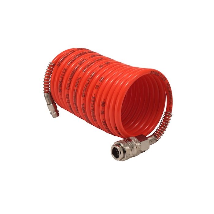 SPIRAALSLANG 7 MTR 6X8 MM ORION SYSTEEM ORANJE main product photo