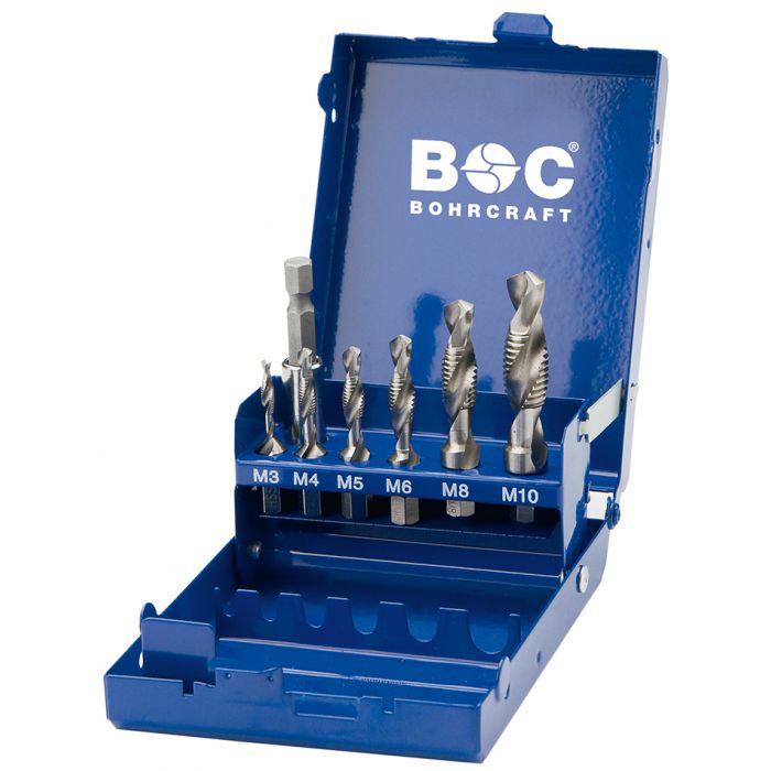 7 DLG COMBI BOOR/TAPSET M3 T/M M10 MET MAGNETISCH BITHOUDER main product photo