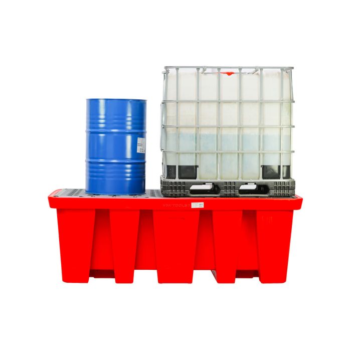 Kunststof opvangbak 2340x1300x750mm-+rooster- cap. 2200 ltr main product photo