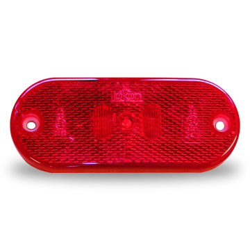 BREEDTELICHT ROOD JOKON 12V LED + REFLECTOR EN 0.5 MTR KABEL