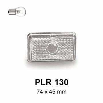 Breedtelicht wit met reflector Jokon PLR130 74x45 mm