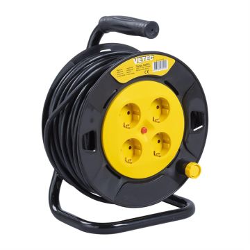 Kabelhaspel VETEC - 25m - H05VV-F - 3 G 1,5 mm²