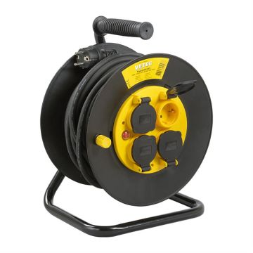 Kabelhaspel VETEC - 25m - H07RN-F - 3 G 1,5 mm²