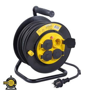 Kabelhaspel Tenso FIX - 25m - H07RN-F - 3 G 1,5 mm²