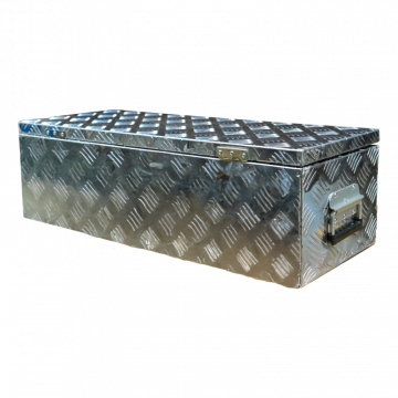 Gereedschapskist alu 760x300x235mm geschikt voor hangslot