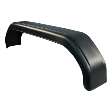 Spatbord tandem as kunststof 240mm x 1500mm hoekig model