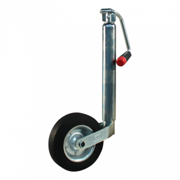 Steunwiel Ø48mm 200x50mm stalen velg slinger wegklapbaar