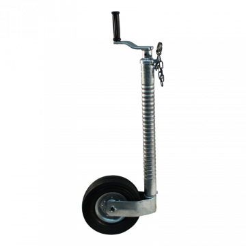 Steunwiel geribd Ø48mm 220x70mm stalen velg