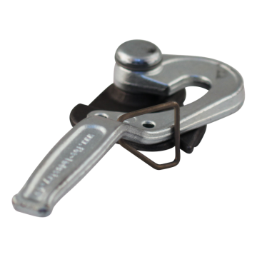 Hoeksluiting met RVS veiligheidsveer links