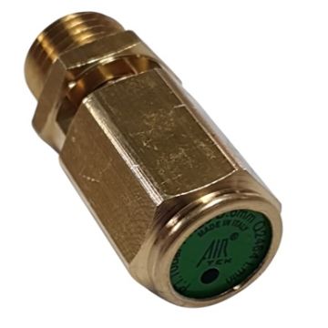 Compressor veiligheidsventiel vaste instelling 10 bar 1/4"
